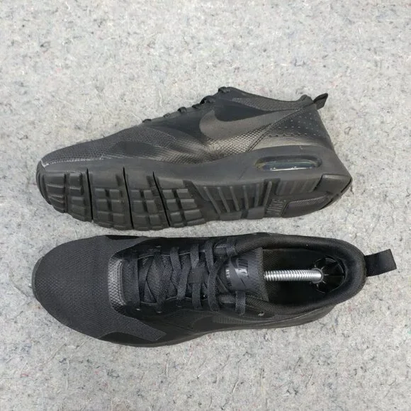 Nike Air Max Tavas Boys 7Y Running Shoes Sneakers Low Top Black 814443-005 - Picture 5 of 10